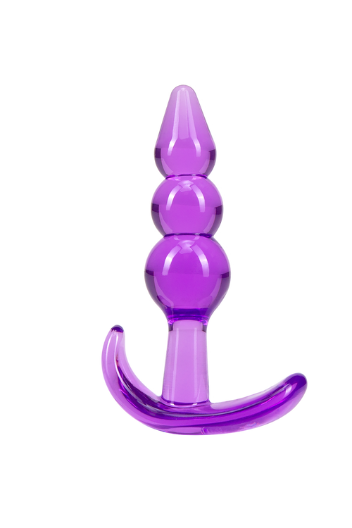 B YOURS PLUG ANALE A TRIPLA PERLA VIOLA
